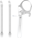 2 Packs Replacement Tube for Airfit N20,FSA HSA Eligible, Replacement Short Tube Compatible with N20, Great Value CPAP Supplies by Medihealer.