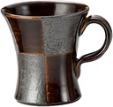 Yamashita Kogei 13046270 Tokoname Ware Kagan American Glazed Checkered Shochu Cup, 3.7 x 3.5 x 3.5 inches (9.5 x 9 x 9 cm), 6.1