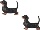 SOFFEE DESIGN 2pcs Vintage Dachshund Cabinet Pulls, Decorative Metal Knob Handle for Door Cabinet Drawer