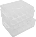 Cabilock 24pieces Cake Carrier Reusable Cake Packing Holder for Dessert Storage and Elegant Design for Transporting and for Parties and Events