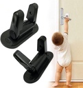 Tuxiaobu Door Lever Lock Child Proof Black Childproof Child Safety Door Lever Locks Door Lever Handle Lock with Adhesive, Keep Clever Cats Dogs Toddlers Pets from Opening Doors, Black - 2 Pcs
