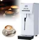 Automatic Milk Frother, Commercial Milk Foam Frother Steam, Electric Milk Foam Machine, Fast Heating, IPX3 Waterproof, Stainless Steel, For Espresso Coffee Tea Coffee Shop Dessert Shop Hotel Milk