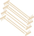 Kids Tools Japandi Decor Zen Garden Tools 8Pcs Mini Sand Rakes Mini Zen Garden Rake Tool Zen Garden Bamboo Sand Rake Set for Home Office Tabletop Decor Garden Rake Kids Tools Craft Toys