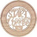 Coffee Capsule Holder Vintage Wall Mounted Coffee Pod Stand for Kitchen Bar Cafe Lounges (Start L)