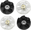 Anbige Replacement Parts 2 Blade Rubber Gears and 2 Motor Base Top Gears,Compatible with Nutribullet 600W 900W Blender Juicers