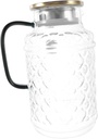 Water Jug Dispenser for Fridge Glass Pitcher Ice Tea Pitcher for Fridge Large Capacity Easy to Clean Family