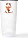CafePress Oh For Fox Sakes Stainless Steel Travel Mug 20 oz. Insulated Stainless Steel Coffee Tumbler