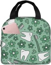 Dentist Lunch Box Dental Hygienist Lunch Bag Cute Tote Bag Insulated Lunch Bags for Women Men Work Camping Travel