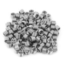 M6 Wire Screw Sleeve, 100pcs M6 x 1.0 x 1.5D 304 Stainless Steel Thread Repair Insert Tool Wire Sleeve Helical Inserts Assortments Kit