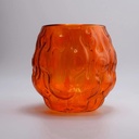 One Piece Flame Flame Fruit Inspired Double Walled Glassware Set | Orange | Set Of 2 | 8oz Coffee, Matcha, Drink Cups