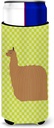 Caroline's Treasures BB7746MUK Alpaca Suri Green Michelob Ultra Hugger for slim cans, Slim Can, Multicolor
