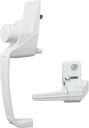 Ideal Security Model 910 Classic Push Button Handle with Latch for Storm Door and Screen Door, White