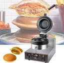 Burger Maker, Commercial Ice Cream Hamburger Toaster Machine, Burger Press Waffle Iron Machine 1300W, 50-300℃ Non-stick Pan, Double-Sided Heating