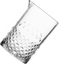 Garneck 1pc Crystal Mixing Glass Thick Bottom for Cocktails Stylish Bar Pitcher for Home for Stirring Drinks
