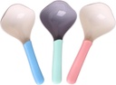 3Pcs Multifunction Pet Food Scoop Durable Plastic Dog Cat Feeding Tool Easy to Deep Design for Efficient Food Serving Random Color for Pet Supplies
