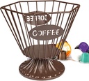 Coffee Pod Holder,K Cup Holders for Counter,Brown Coffee Concentrate Capsules K Cup Organizer,Coffee Pod Organizer for Kitchen Office,Coffee Bar Accessories Decor for Coffee Lovers