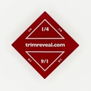 Trim Reveal Marking Tool 1/4" Molding Spacer/Reveal (Casing) for Doors and Windows. Installing New Door or Window Trim can Now be a Simple Project That Gives Your Space a Clean, Updated Look.