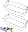 [Upgraded]WPW10710203 Refrigerator Door Bin Shelf Replacement Compatible With Kenmore Whirlpool Refrigerator Door Shelf W10710203 Door Bins for Fridge Door Shelves WRS588FIHZ04/00 WRS571CIDM01
