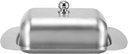 Dessert Bowl,Stainless Steel Butter Dish, Cheese Bread Box with Handle, Cover and Tray, Size Approx 7.3 x 4.8 x 2.8 inch, Stainless Steel Butter Dish, Dessert Bowl, Cheese Butter Dish Butter Box