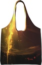 flare lens Canvas Tote Bag Reusable Grocery Bags Shopping Bags Large Canvas Bags with Handles