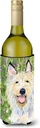 Caroline's Treasures SS1040LITERK Berger Picard Wine Bottle Hugger Bottle Cooler Sleeve Hugger Machine Washable Collapsible Insulator Beverage Insulated Holder