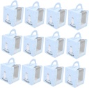 50pcs Pattern Cupcake Boxes Handheld Cake Containers for Muffins and for Parties and Special Occasions Domestic Paper Storage