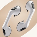 2 Pack 12 Inch Grab Bars for Bathtubs and Showers for Seniors, Heavy Duty Shower Handle for Elderly, Suction Cup Removable Handrails Handicap Bath Grip Bathroom Safety Grips (White and Black