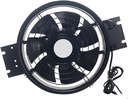 Ventilation Fan Outer Rotor Axial Fan Exhaust Fan Kitchen Ventilation Fan Oil Fume Exhaust Fan with 7 Fan Blade Powerful Exhaust Fan with Plug, Low Noise Ventilating Fan (10 inches