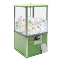 25 Cents Coin Operated Vending Machine, Commercial Gumball Machine, Toy Capsule, Vending Machine, Dispenser Prize Machine, Candy Machine Dispenser for Small Candy, Nuts, Feed (Green)