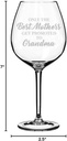 Wine Glass Goblet The Best Mothers Get Promoted To Grandma (20 oz Jumbo)