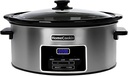HOMECOOKIN 7-Quart Programmable Slow Cooker with Keep Warm Setting, Digital Timer - Perfect Kitchen Small Appliance for Family Dinners - Large Enough to Serve 8+ People