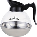 Coffee Pro CPU12 Unbreakable Regular Coffee Decanter, 12-Cup, Stainless Steel/Polycarbonate