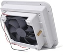 Geeyu ZHaonan-air Vent Grille, Exhaust Ventilation Fan,Side Air Vent Caravan for Motorhome RV Camper Van, White Fan Ventilation, Kitchen, Bathroom, Toilet Small Air, Easy to Install (Color : Small)