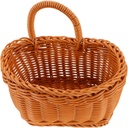Woven Wall Hanging Basket for Kitchen Storage Versatile Flower and Vegetable Organizer Large Rattan Design for Fruits Snacks and Seasonings Home Decoration