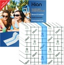 Hion Tattoo Aftercare Waterproof Bandage (F.D.A Approved) Transparent Film Dressing 50 Pre-Cut Sheets4 x 4 Inch Tattoo Cover Up Tape Second Skin Adhesive Bandage Wound Cover for Swimming Shower Shield