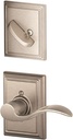 Schlage F59 ACC 619 ADD Addison Collection Accent Right-Handed Handleset Interior Lever, Satin Nickel (Interior Half Only)