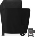 Grill Cover for Weber Searwood 600 Pellet Series, Waterproof Smoker Cover for Weber Grills Searwood 600 Pellet Grill 3400145 Smoker Models, 600D Pellet BBQ Cover Replacement for Searwood 600 Cover