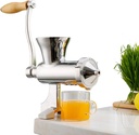 Huanyu Manual Juicer Stainless Steel Wheatgrass Juicer Squeezer for Fruit, Vegetables, Ginger, Pomegranate, etc