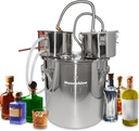 ALDKitchen Water Alcohol Distiller | Moonshine Still | Stainless Steel (2.5 Gal)