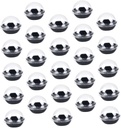 Ciieeo 50 Pack of Dome Dessert Boxes Stylish Plastic Cookie Boxes for Bakery Cake Display