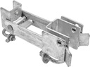 Chain Link Fence Lock Double Gate Latch for 1-5/8" or 2" Frame - Commercial Strong Arm Double Gate Latchs for Metal Gates