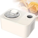 Ice Cream Maker with Compressor, Self–Freezing Soft Ice Cream Maker Stainless Steel Homemade Ice Cream Maker Machine, for Frozen Yogurt, Gelato, Sorbet