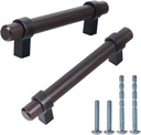 T Bar Handle Pull,10 Pack,3-3/4" Inch (96mm) Cabinet Pull, Oil Rubbed Bronze Drawer Handles Furniture Dresser Pulls