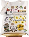 WZMPA Lorelai And Rory Fans Tote Bag TV Show Gifts Luke's Dinner Reusable Grocery Bag Lorelai And Rory Merchandise
