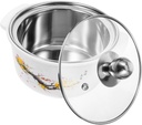 Multipurpose Lidded Stainless Steel Hot Pot for Small Cooking for Soups and Electric Stovetops and Compact Design for Home and Commercial Use