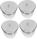 4pcs Steam Rack Scalloped Steamer Tray Food Steamer Box Small Vegetable Tray Stainless Steel Steam