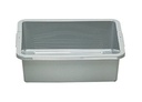 Rubbermaid Commercial Products, Food Service Bus/Utility Tote Box, 4-8 Gal Capacity, Gray