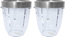 Blendin Replacement Parts, Compatible with Nutribullet 600 and 900 Watts Blender Juicer Only (2 Short 2 Lip Rings)