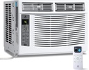 6000 BTU Window Air Conditioner - Cools 250 Sq.Ft, Energy Efficient AC Unit with Remote/App Control, Timer & Easy Install Kit for Bedroom/Living Room