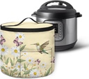 Daisy Bird Pressure Cooker Storage Bag Air Fryer Carry Bag Air Fryer Rice Cooker Slow Cooker Insulated Carrier Bag Zipper Closure Kitchen Small Appliance Dust Covers